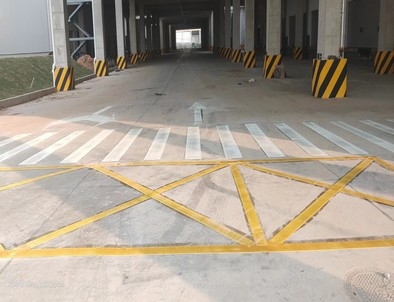 安阳安阳厂区道路标线施工