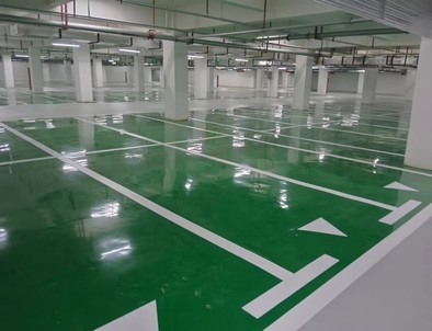 安阳安阳小区停车场标线